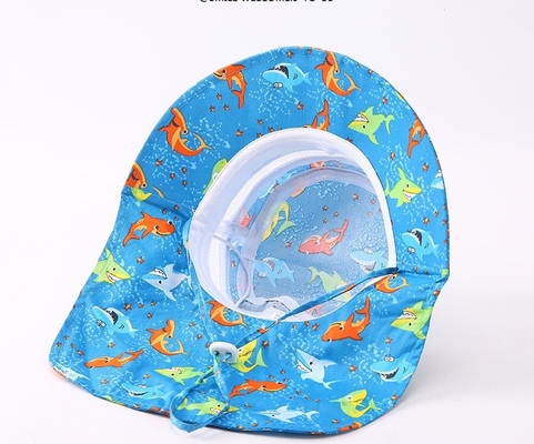 Summer Cartoon Kids Hat Print Animal Fisherman Hat for sun protection