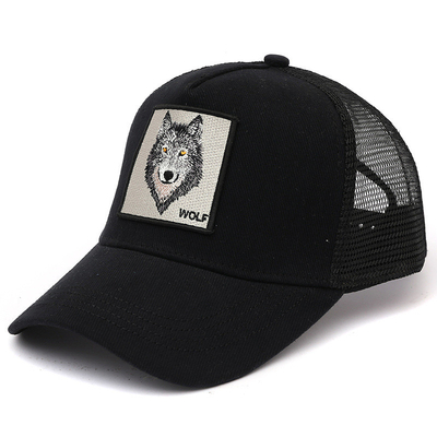 Patch Embroidered Animal Cotton Sunshade Baseball Cap For People