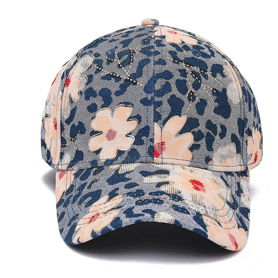 Fashion Print Floral Pattern Cotton casual Baseball Cap for women