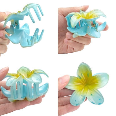 Egg flower hair accessories all-match claw clip