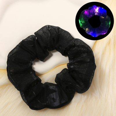 New LED mesh large scrunchie Luminous Hair Tie