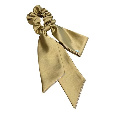 French streamer scrunchies elegant Satin Hair Tie