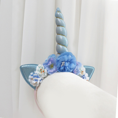 Children'S Unicorn Headband Festive Dress Up Hair Accessories As Birthday Gift