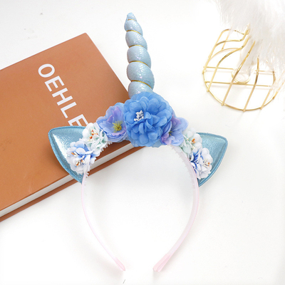Children'S Unicorn Headband Festive Dress Up Hair Accessories As Birthday Gift