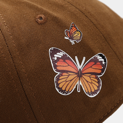 New Fashion Butterfly Pattern Curved Brim Baseball Cap For Outdoor