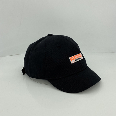 Patch Short Brim Soft Top Multicolor Cotton Baseball Cap For Men And Women