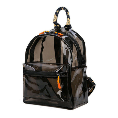 Mochila transparente bolso de hombro de PVC a prueba de agua